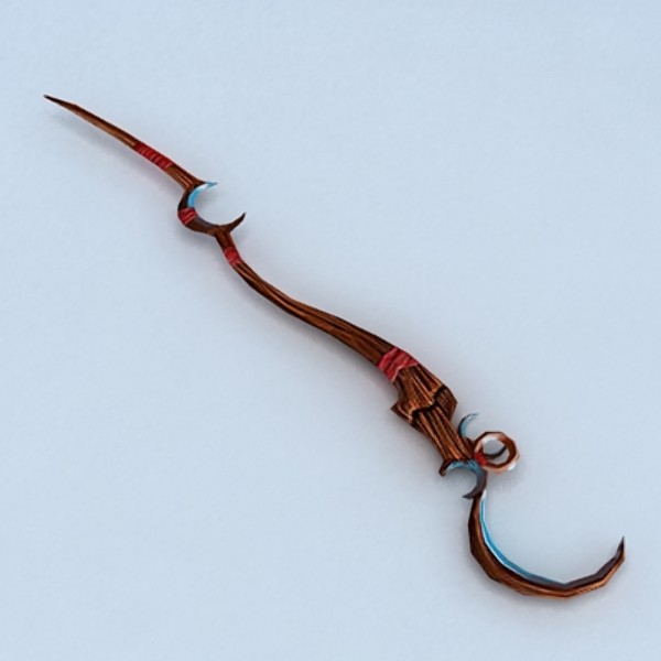 3d mage staff