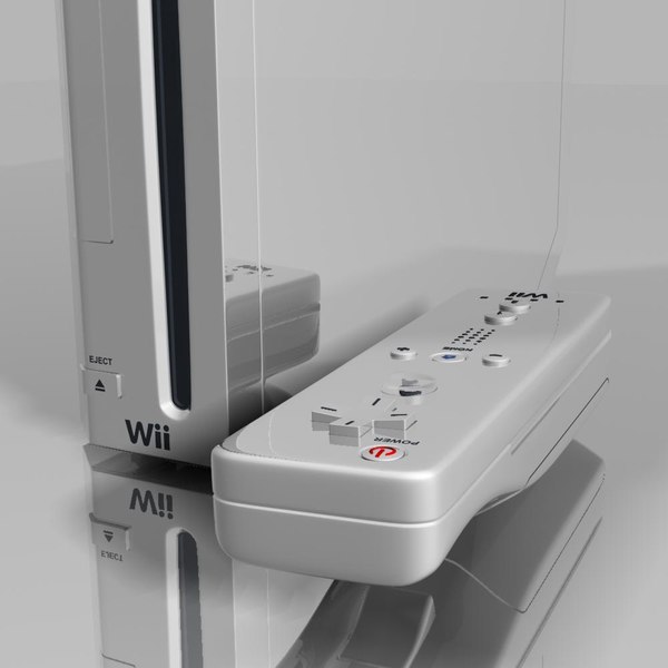 nintendo wii 3d model