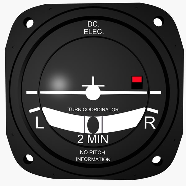 3ds max air craft turn coordinator