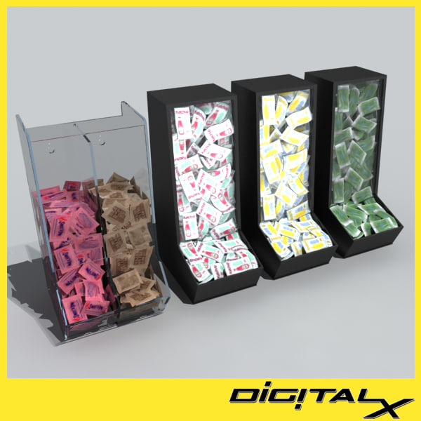3ds max packet dispenser