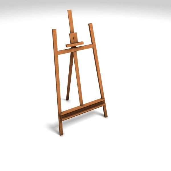 painting stand 3d model