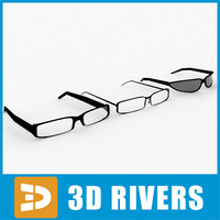 Glasses set by 3DRivers
