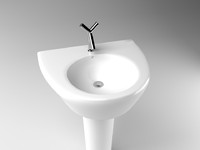 3d duravit starck washbasin model