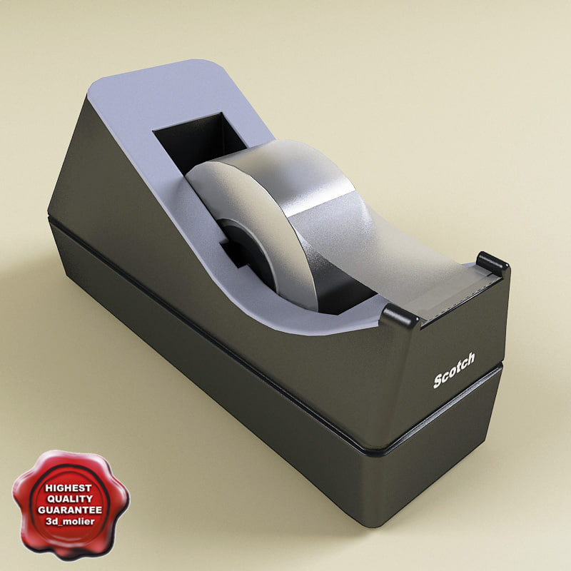 3d model tape dispenser
