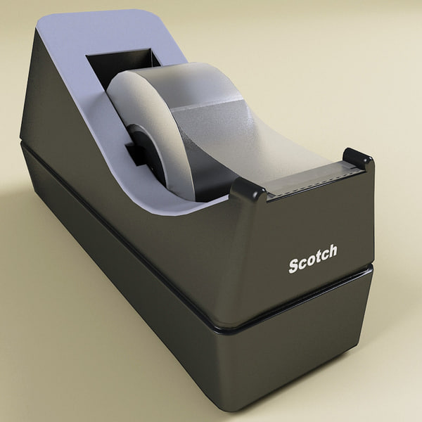 3d model tape dispenser