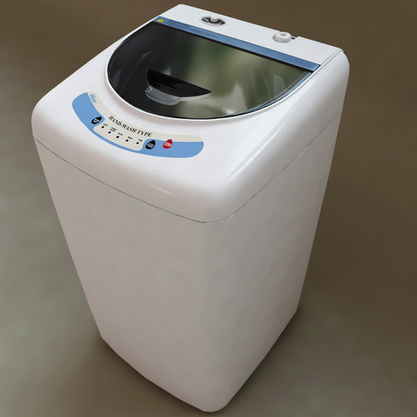 3dsmax haier hlp21e portable washer