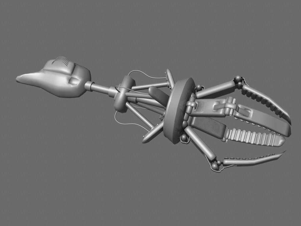 maya mechanical arm robot