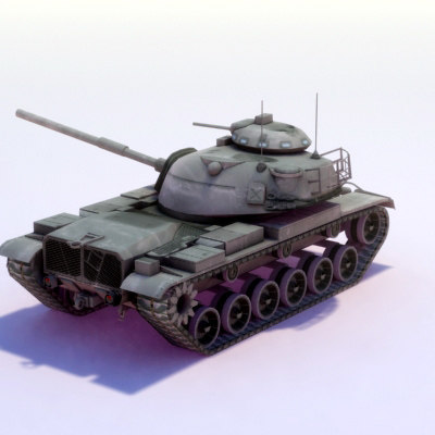 M60A3+MBT 3d model m60a3 tank m60 gun - M60A3_MBT_3DModel... by ES3DStudios