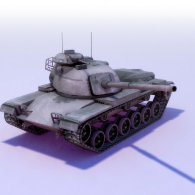M60A3+MBT 3d model m60a3 tank m60 gun - M60A3_MBT_3DModel... by ES3DStudios