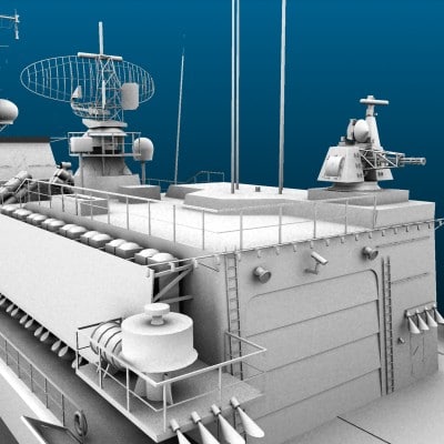 3ds max karel doorman class frigates