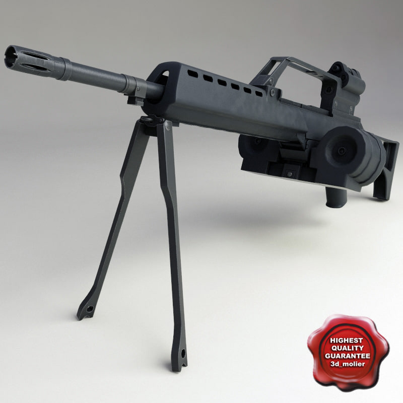 3d model realistic mg36