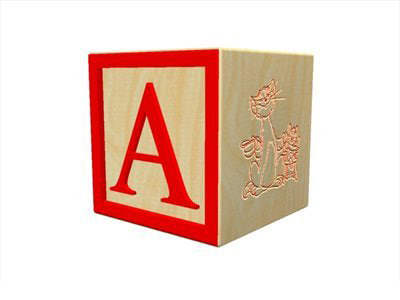 child letter blocks