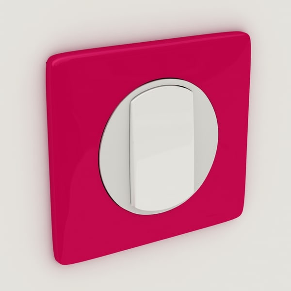 legrand switch 3d model