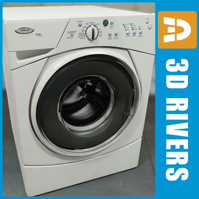 3dsmax washing machine washer