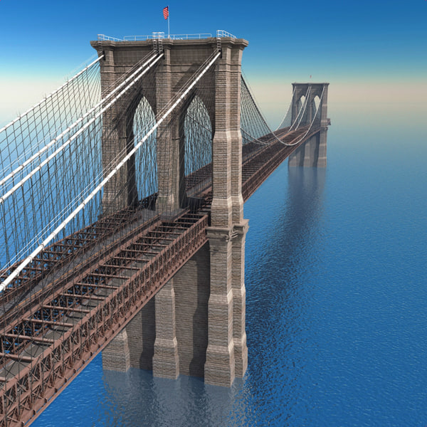 3d brooklyn bridge