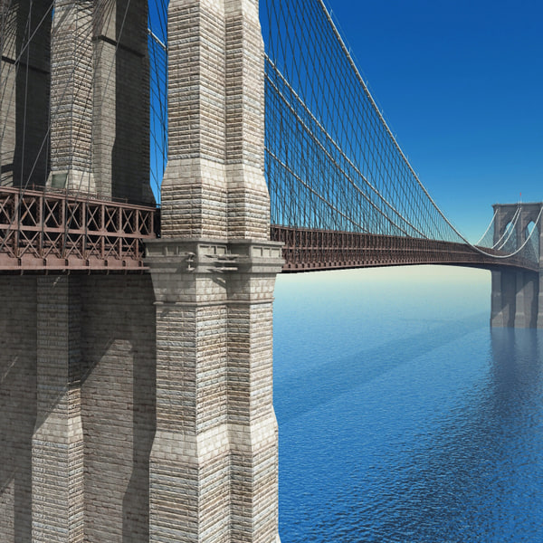 3d brooklyn bridge