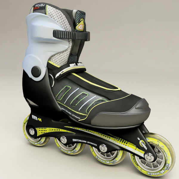 3d model roller blades