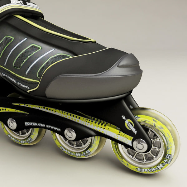 3d model roller blades