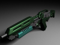 Low Poly Future gun