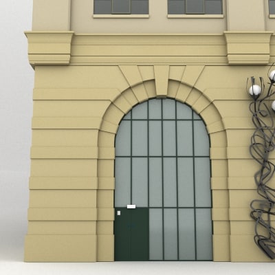 3d warehouse hotel office building model