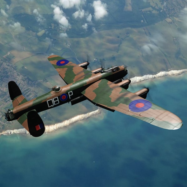 lancaster iii 3d model