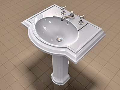 Kohler Devonshire Sink and Waterworks Faucet Set