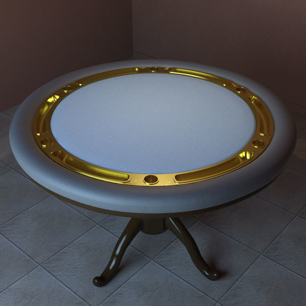 Poker table c4d
