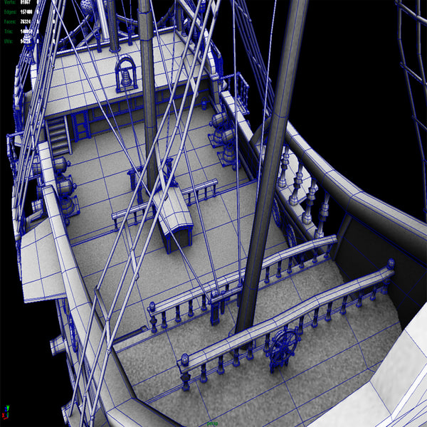 directx jolly roger pirate ship