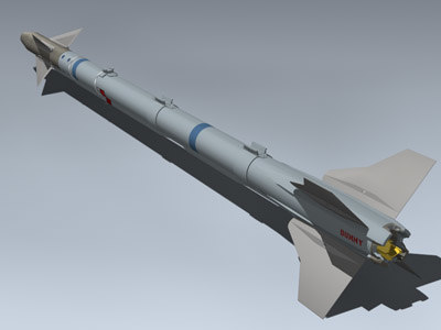 3D obj catm 9x sidewinder aim9x