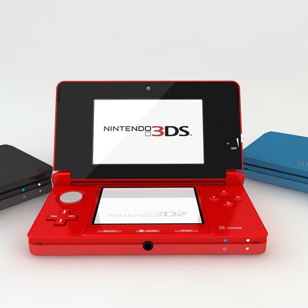 nintendo ds 3d model
