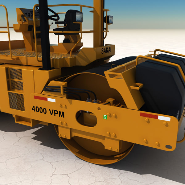 3D 3ds Sakai SW850 vibratory