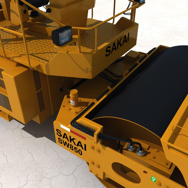 3D 3ds Sakai SW850 vibratory