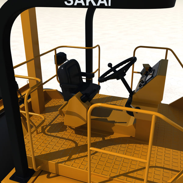 3D 3ds Sakai SW850 vibratory