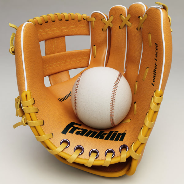 baseball glove 3d model