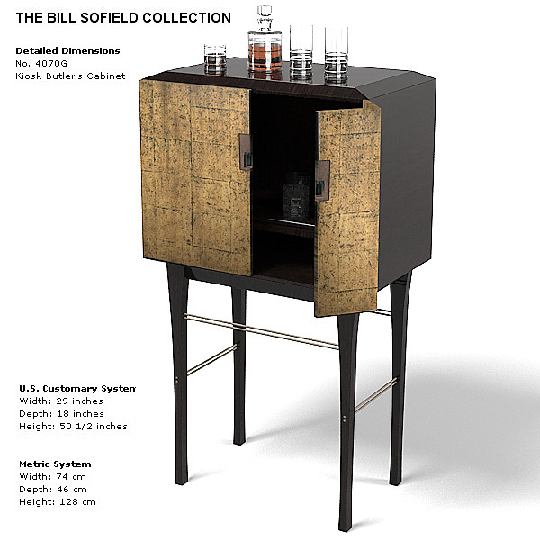 baker kiosk butlers 3d model