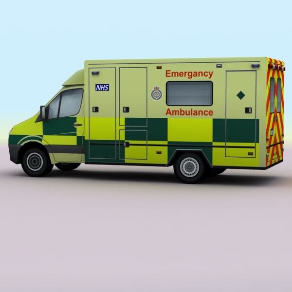 2011 mercedes uk ambulance games 3d model