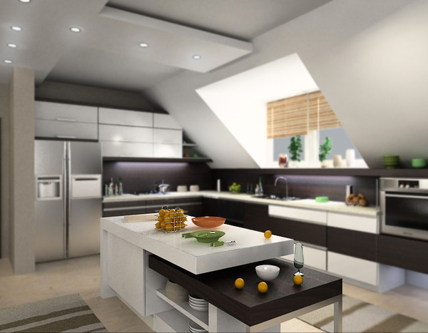 3ds max kitchen interior