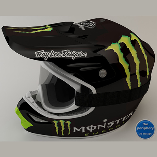 monster helmet goggles 3ds