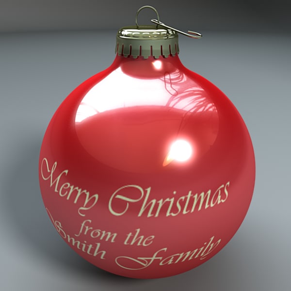 3d christmas bulb personalized 3d christmas bulb personalized