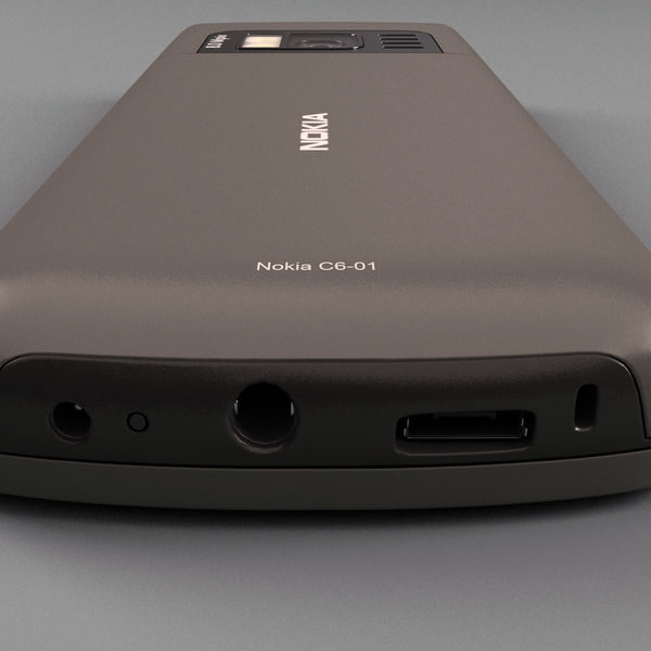 3ds Max Nokia C6 01 Grey 3ds max nokia c6 01 grey