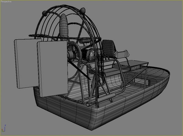 airboat drawing 3d sw airboat wooden pier model airboat drawing 3d sw airboat wooden pier model