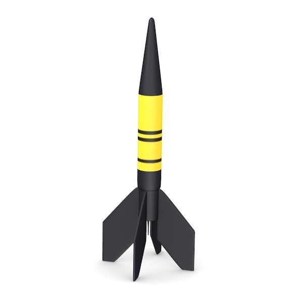 fireworks rockets 3d model