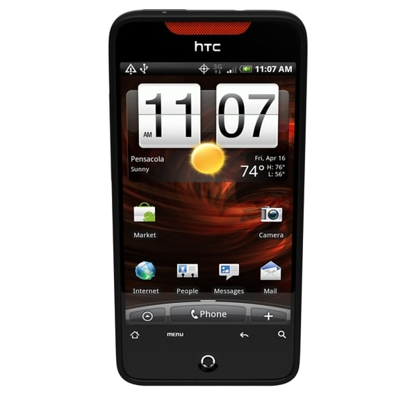 htc incredible smartphone 3d model