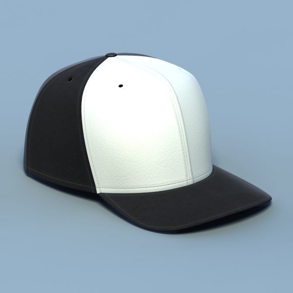 3d model baseball cap 02