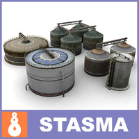 Chemical plant tanks