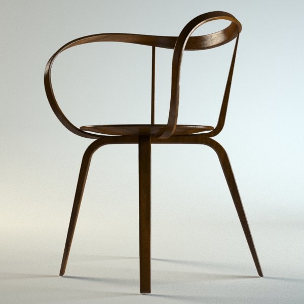 3dsmax nelson pretzel chair vitra