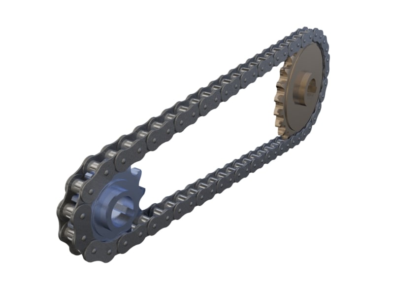 3d chain transmission model