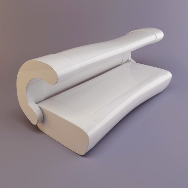 free solarium tanning bed 3d model