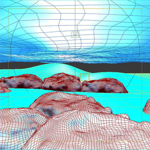 maya underwater scene