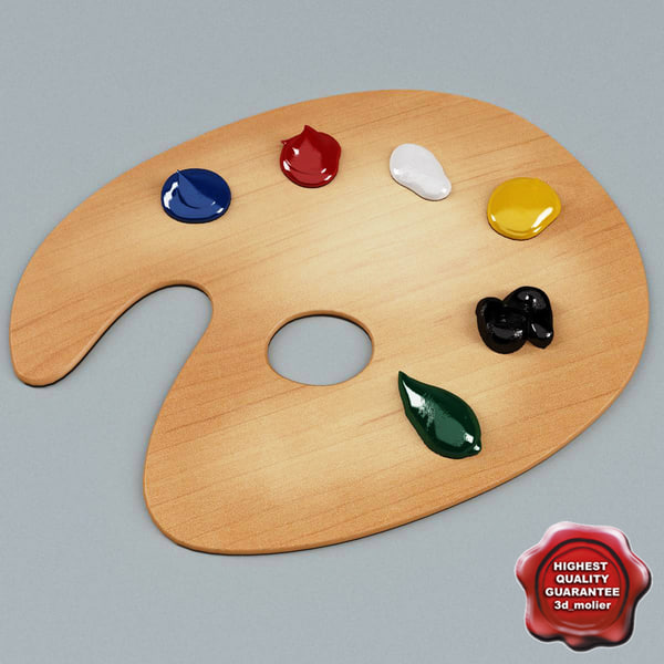 3d artists palette